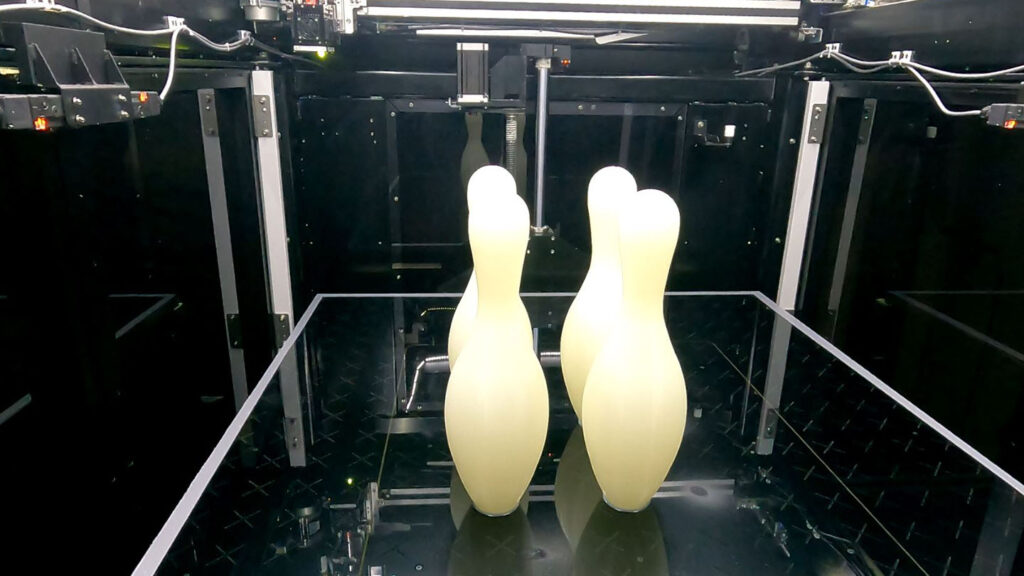 Endprodukt Bowling Pins aus dem 3D-Drucker in Hannover-Laatzen