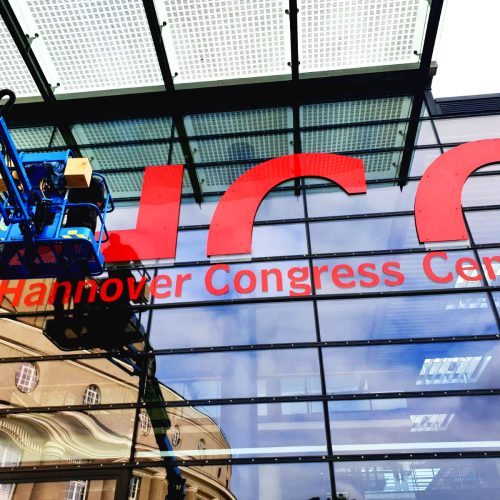 HCC Logo während Montage_bearbeitet